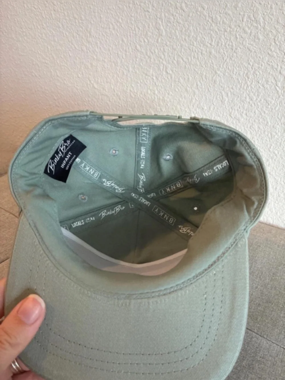 Binky Bro Sage Green Snapback Hat Infant